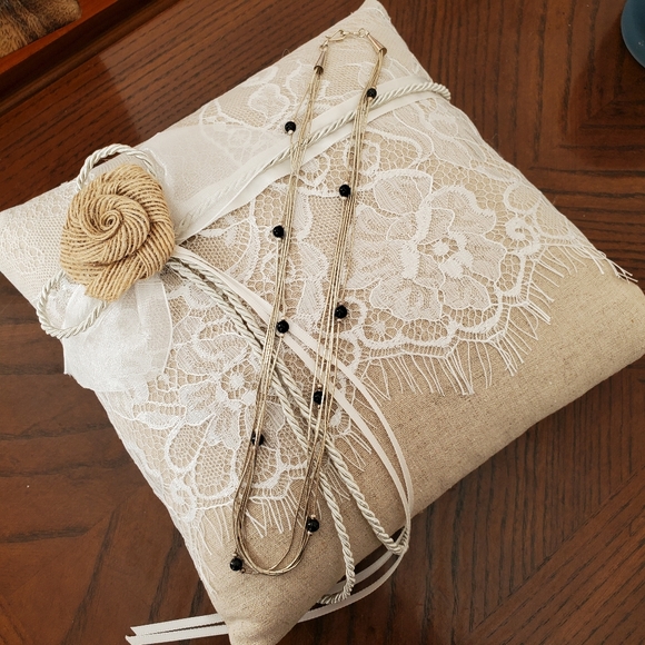 Liquid Silver Onyx Beads Necklace Sterling 18" - Picture 3 of 16